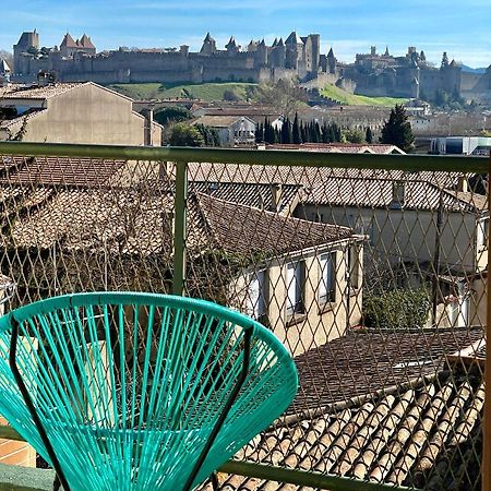 Duplex 70M2 - Vue Cite Medievale - Parking Gratuit Carcassonne Exteriör bild