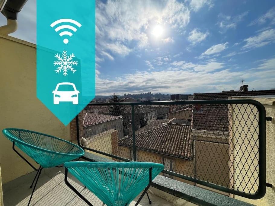 Duplex 70M2 - Vue Cite Medievale - Parking Gratuit Carcassonne Exteriör bild