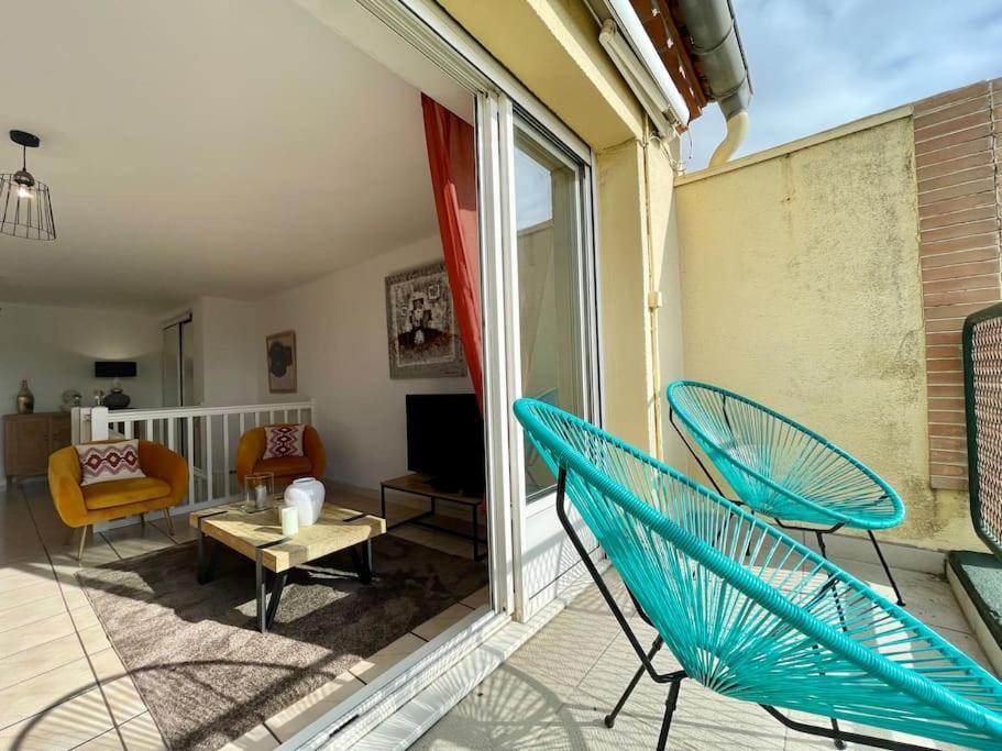Duplex 70M2 - Vue Cite Medievale - Parking Gratuit Carcassonne Exteriör bild