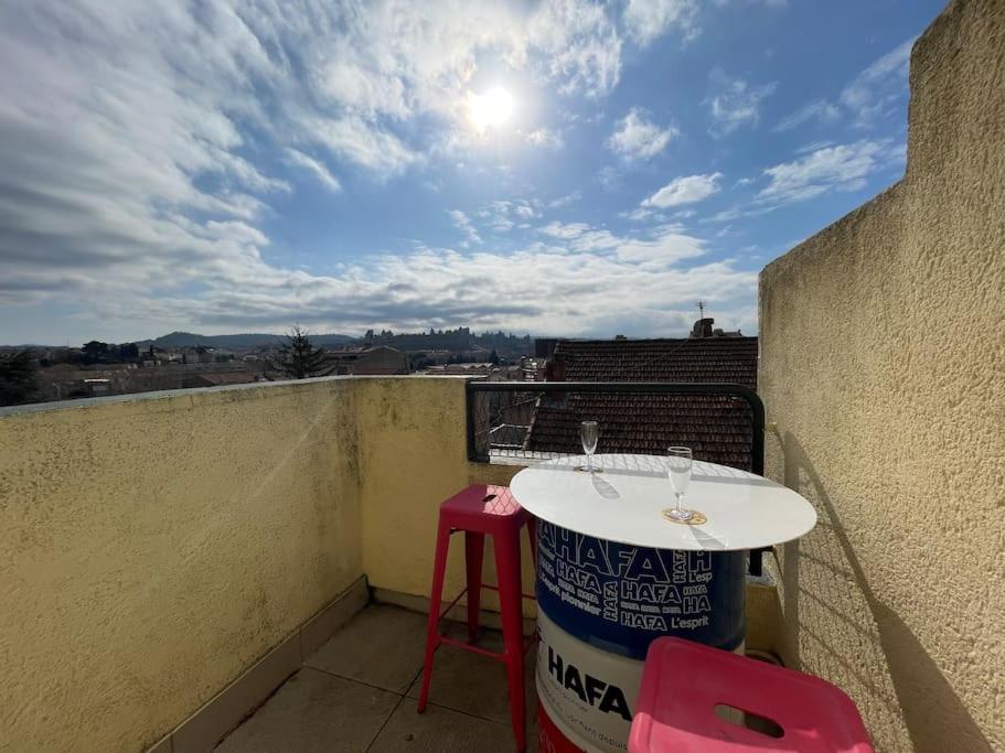 Duplex 70M2 - Vue Cite Medievale - Parking Gratuit Carcassonne Exteriör bild